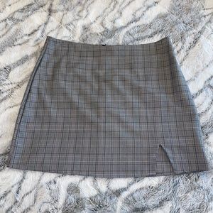 cotton on plaid mini skirt